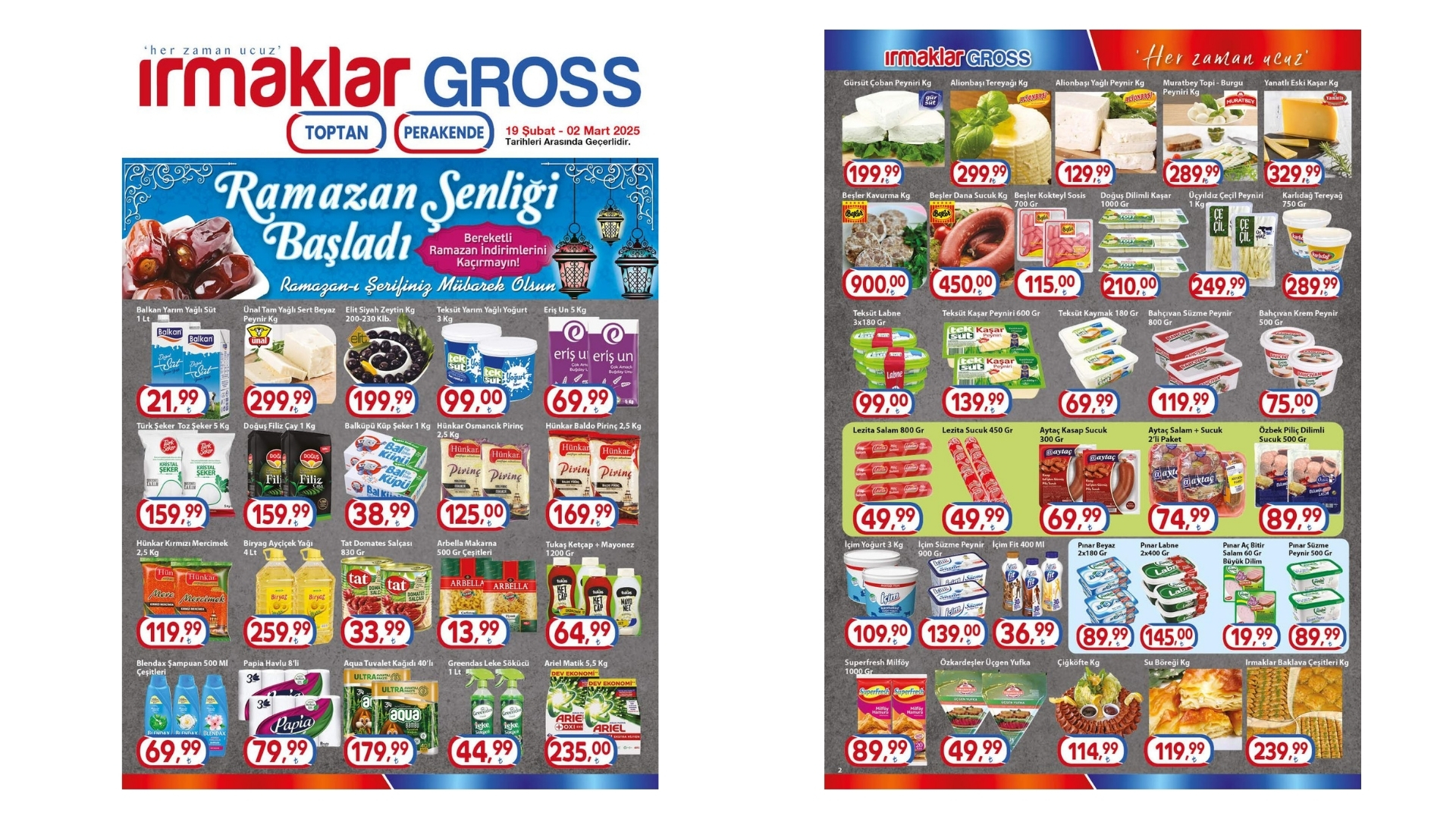 Ramazan’a Hazırlık Keyfi Irmaklar Gross Marketler’de! 